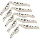 5er-Pack Anti-Beschlag-TPR-Nasensteg-Gesichtsabdeckung, Nasenstützclip, Vermeidet Brillenbeschlag und Masken-Nasenstegclip (Weiß)