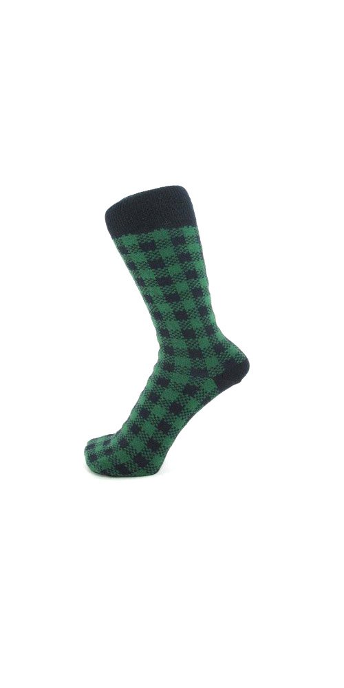 Macahel Mens Checked Ankle Socks