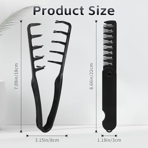 2 Piezas Peines Texturizadores para Cabello miniatura 2