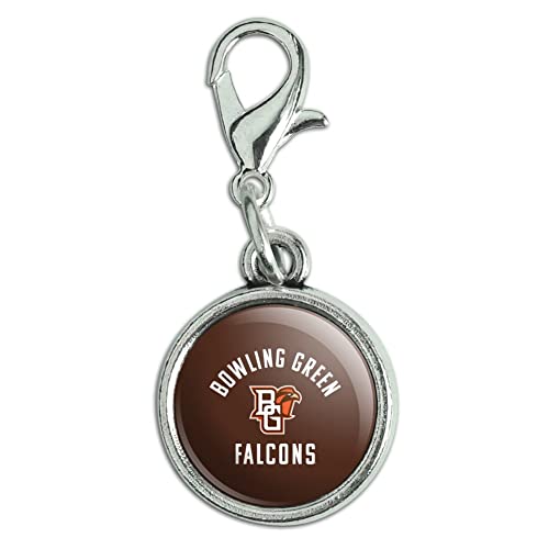 GRAPHICS & MORE Bowling Green Falcon Antiqued Bracelet Pendant Zipper Pull Charm with Lobster Clasp
