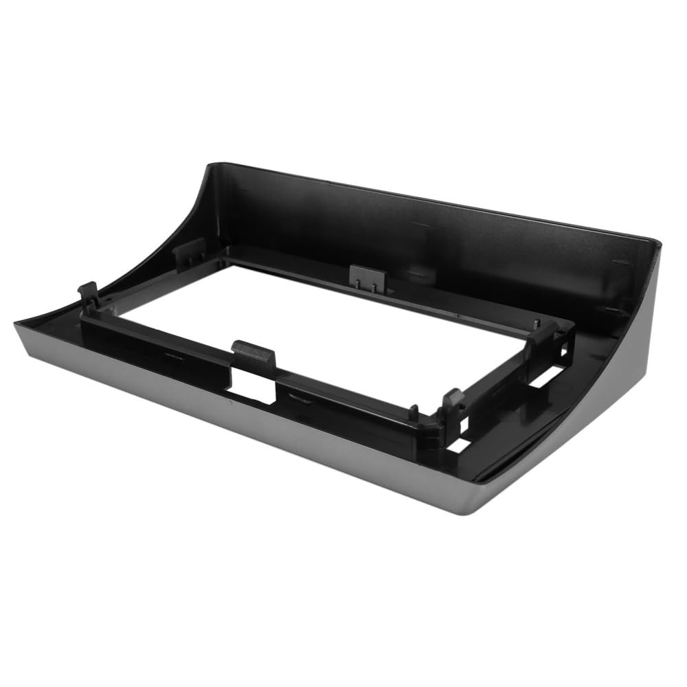 Tomzz Audio Doppel DIN Radioblende Für Toyota Yaris XP9 2007-2011 - Dunkelgrau/Silber Mit Adapterkabel