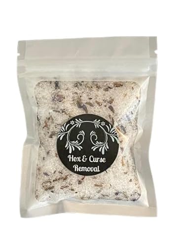Hex & Curse Removal Bath Salt | Break & Eradicate Curses | Negative Energy Cleansing & Spiritual Protection | Reversal of Bad Luck | Deep Curse Removal Ritual