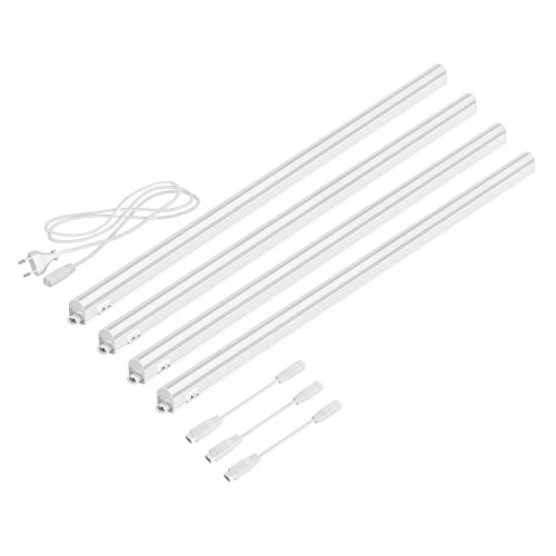 Preisvergleich Produktbild parlat LED Unterbau-Leuchten Rigel, je 87,3cm, 1000lm, weiß, 4er Set