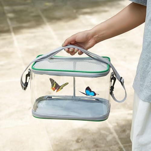 Hábitat para mariposas a prueba de escapes, ideal para cuidar orugas en el patio 4