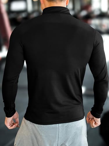 Image of Noble Monk Men's Active wear Regular Fit T Shirt |Full Sleeves |Casual Sportwear T-Shirt for Men