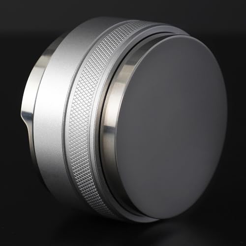 Coosigar 54mm Coffee Distributor and Tamper,Dual Head Coffee Leveler Fits for Breville 54mm Portafilter,Professional Espresso Hand Tamper.(Silver)