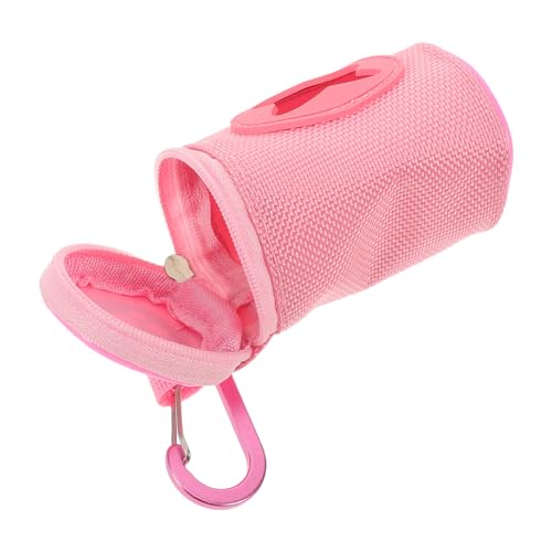 HEMOTON Porta Sacchetti per Cani Leggero e Resistente Dispenser per Sacchetti Igienici da Passeggio con Ampio Spazio e Accesso Rapido Una Mano Supporto per Guinzaglio per Uscite all Aperto