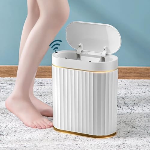 Cubo de basura de lujo con sensor automático y diseño de 7L 6