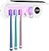 Produktbild ACELEY UV-Zahnbürsten-Sterilisatorhalter, wiederaufladbarer USB-Zahnbürsten-Desinfektionshalter, an der Wand montierter Zahnbürstenhalter für das Badezimmer im Waschraum