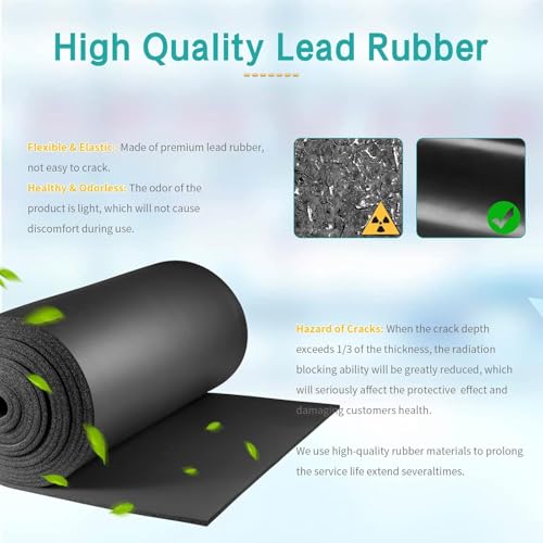 Image of Lead Xray Blanket 0.5mmpb 24 inch*48 inch - Lead Lined X-Ray Protection Blanket Shield Large Dental Xray Blue Blanket Shielding