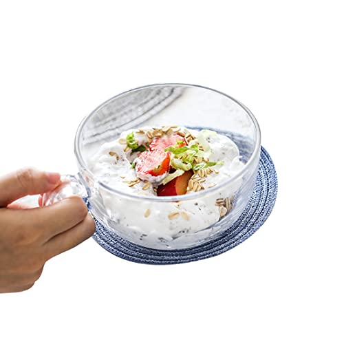 Tomedeks set di 6 tovagliette rotonde tessute