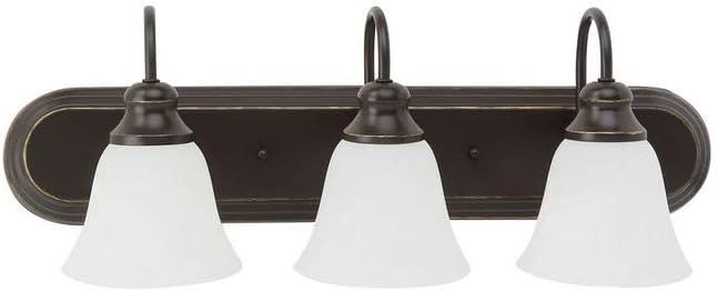 Generation Lighting 44941EN3-710 Windgate Three - Light Wall/Bath Vanity Style Fixture, Bronze