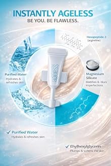 Instantly Ageless - Instant Face Lift Cream - Skin Care Anti Aging Face Cream with Vitamin C - Wrinkle Tightener - Eye Cream For Puffiness and Bags Under Eyes - Facelift in 10 Vials