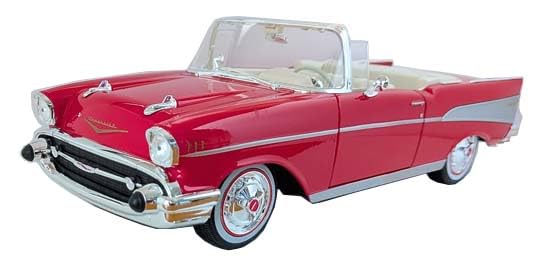 Amazon | 京商 (Kyosho) Maisto 1/18 シボレー ベルエア 1957 レッド