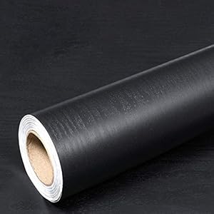 Zwart Hout Zelfklevend Behang 60cmx3m Sticky Back Plastic Roll Verwijderbare Duurzame Waterdichte Vinyl Film Meubels…