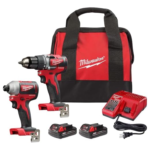 Milwaukee M18 Hammer Drill & Impact Combo