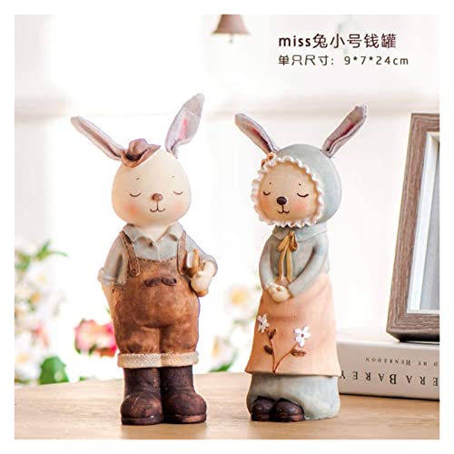 Figurine lapin en cristal déco maison table chambre et meuble TV - 5