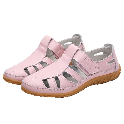 Espadrilles compensées Femme Chaussures Femme Confort Chic Chaussures de décontractées Creuses de Couleur Unie pour Femmes Confortable Orthopédique Marche...