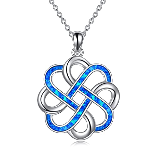 Discover Elegance with the YFN Celtic Knot Necklace: A Sterl