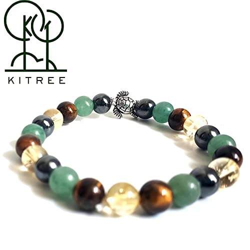 Image of HEALING AND SEMI-PRECIOUS CRYSTAL STONE BRACELET 8 MM ROUND FOR FENSHUI