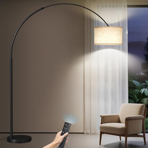 SUNMORY 82 Tall Arc Floor Lamp with Remote