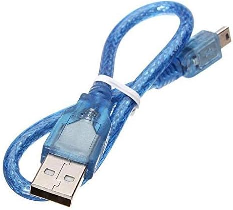 SRP Cable for Arduino Nano (USB 2.0 A to USB 2.0 Mini B) - Blue, 30cm