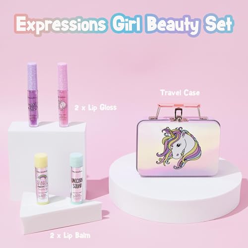 Maquillage enfant licorne brillant à lèvres baume lavable - 3