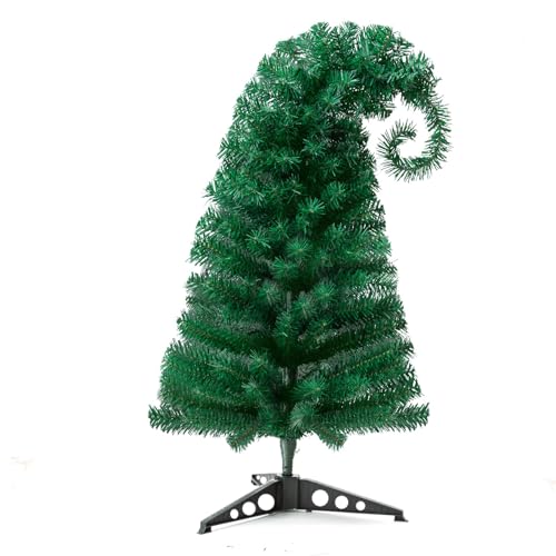 3FT Artificial Christmas Tree, Green Tabletop Christmas Pine Tree with Plastic Stand Mini Xmas Tree...