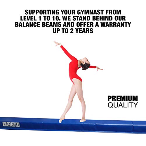 YOGU Foldable Balance Beam 9 Feet Folding Floor Gymnastics Equipment Beams for Kids Home Practice - Thumbnail 5