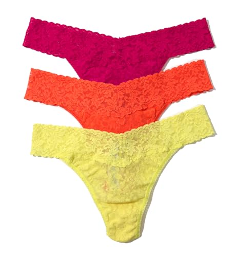 Image of hanky panky Women's Signature Lace Original Rise Thong 3 Pack
