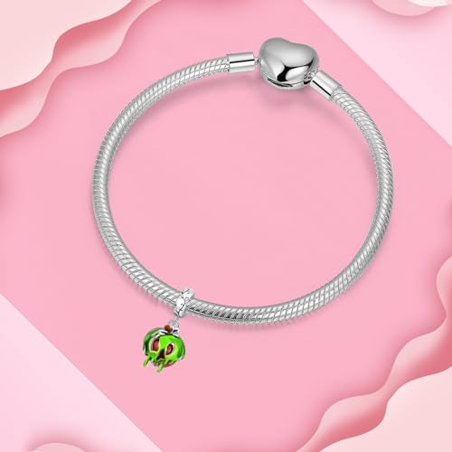 925 Sterling Silver Halloween Charms for Bracelets and Necklaces Pendant Jewelry Women's Bead Charms for Women3