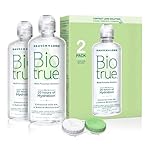 Biotrue Contact Lens Solution, Multi-Purpose Solution for Soft Contact Lenses, Lens Case Included, 10 FL OZ (Pack of 2)