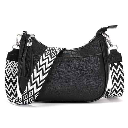 Rorimyth bolso bandolera mujer bolso negro mujer bolso mujer pequeño bolso cruzado mujer bolsos bandolera mujer