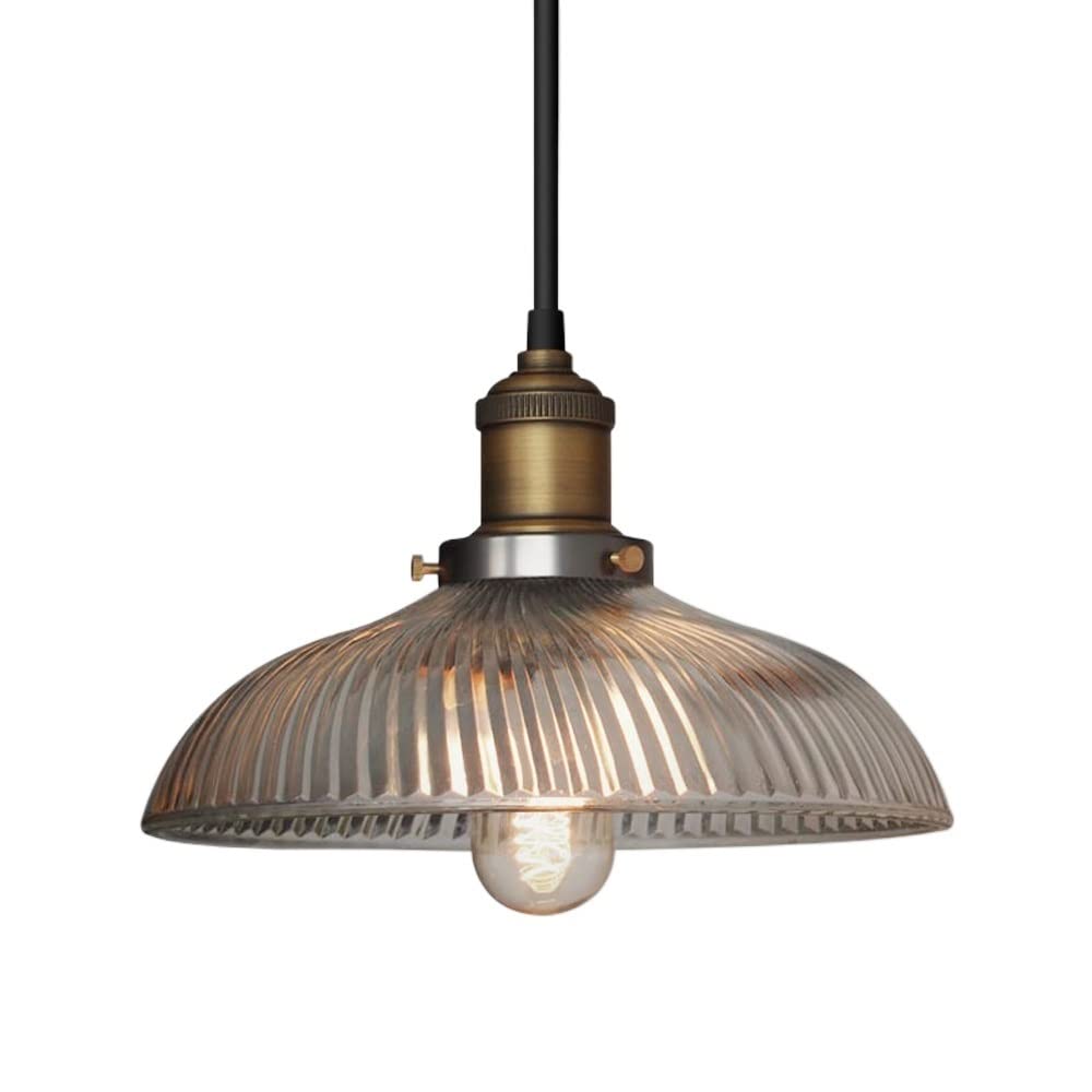 Lustre suspension vintage réglable pour loft moderne et cuisine / B