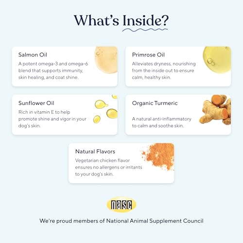 Pawfy Skin & Coat Salmon Oil Chews - Dog Itch Relief & Allergy Support - Image 3
