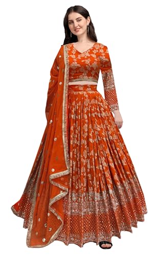 Ready to wear, Wedding Lehenga Choli with Dupatta, Festival Lehenga Choli with stitched Blouse 333