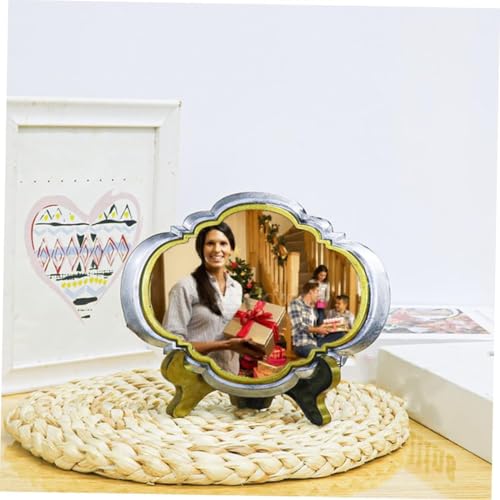 Image of Romantic Resin Photo Frame Silicone Mold Set for DIY Crafts - 7x6 Inch Picture Frame & Easel Stand Molds - Reusable Epoxy Resin Molds for Art, Valentine's Day Gifts, Home Decor