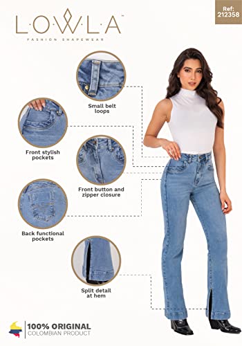 LOWLA Colombian Butt Lift Jeans for Women Pantalones Colombianos Levanta Cola4