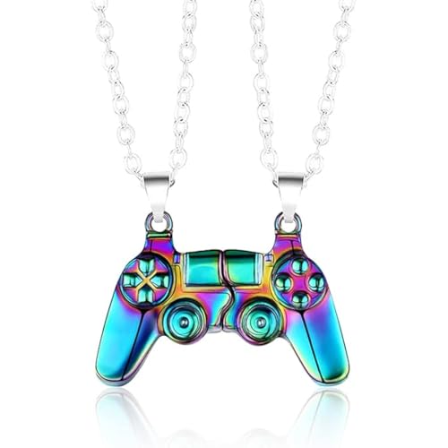 YUVKIN Cadena Doble de Amistad - Cadena Magnética BFF - Colgante