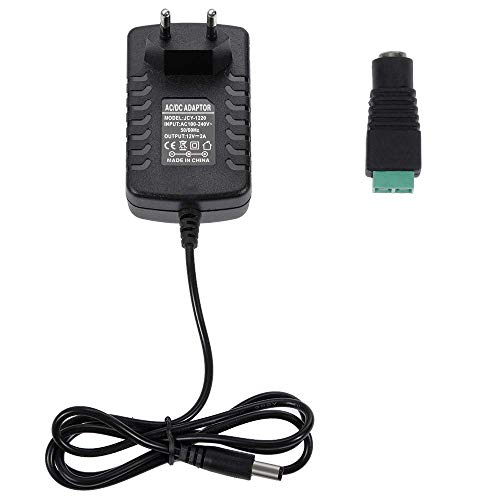 Rovtop Fuente de Alimentación - Adaptador Corriente Tira del LED 12V 2A...