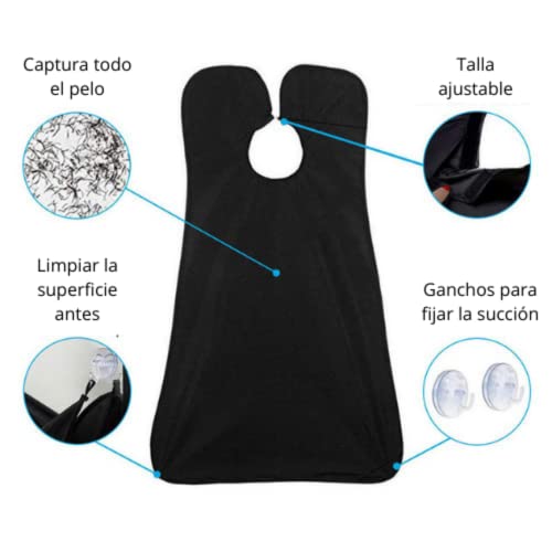 Grembiule da barba, strato impermeabile, impedisce...