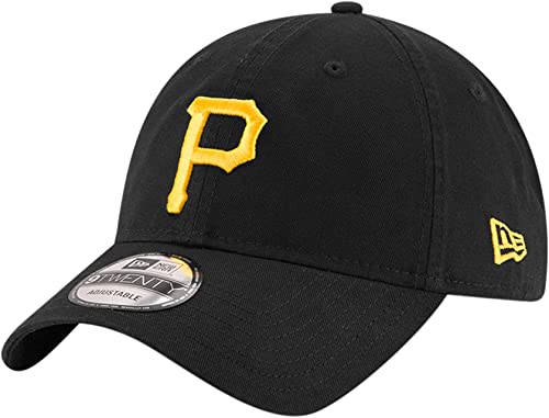 New Era MLB Khaki Core Classic 9TWENTY verstellbare Mütze, Einheitsgröße, Pittsburgh Piraten, Einheitsgre – Ansicht 1