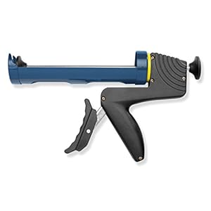 Colorus Professionele cartridgepers, 310 ml, halfopen met draaibare handgreep, siliconen pers met lange hendel voor optimaal gebruik, uitknijppistool, acrylpers, siliconepistool