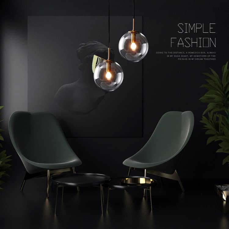 MMRTDJDR Przemysłowy retro loft szklany światło wiszące światło, mosiężne wyposażenie lampy z żyrandolami z klaster