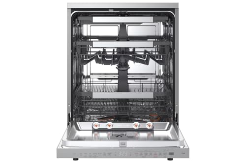 LG 14 Places QuadWash™ Dishwasher Prime Silver with TrueSteam™, Heat Dry | DFC287HVS