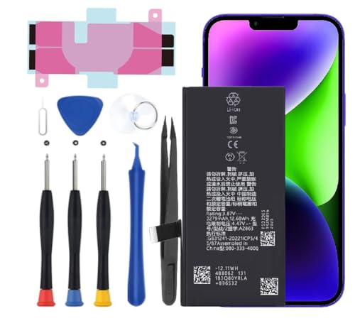 AFSONGOO Battery for iPhone 14 Upgraded New Phone 14 Battery Replacement Compatible with iPhone 14 A2882 A2649 A2881 A2884 A2883 with Professional Repair Tools Kit