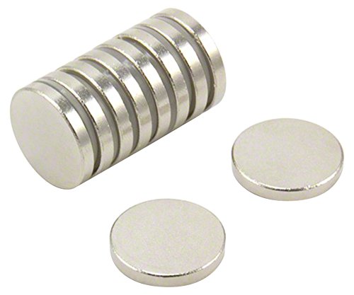 Magnet Di Cobalto Samarium Per Motori, Motori Elettrici, Macchinari Turbo E Sensori - 20mm Dia x 3mm Di Spessore - 3kg Di Tiro - Pacco Di 100
