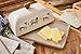 Cooksmart British Designed Ceramic Butter Dish with Lid | Large Butter Dish for All Types of Kitchens | Butter Dishes for All Sizes of Butter - Highland Sheep