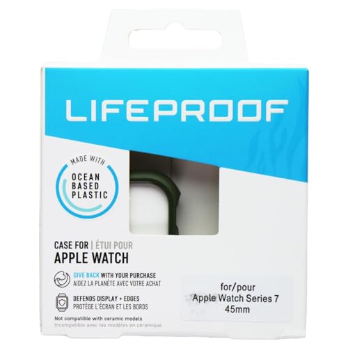 Coque de protection Apple Watch 8/7 45mm verte pour le sport LifeProof