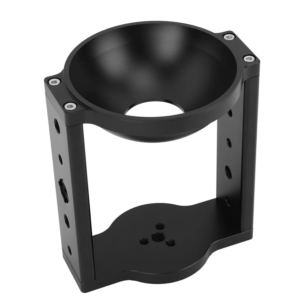 Support de tête de trépied en métal Riser polyvalent Hi-Hut Riser en alliage d'aluminium Hi-Hut Riser avec adaptateur de coque de 100 mm pour trépied de photographie